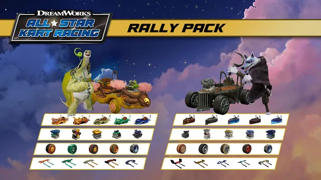 DreamWorks All-Star Kart Racing Rally Pack 封面