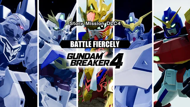 GUNDAM BREAKER 4 - DLC Missão de História 4 - BATALHE FEROZMENTE 封面