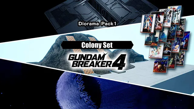 GUNDAM BREAKER 4 - Pacote de Diorama 1 - Conjunto de Colônia 封面