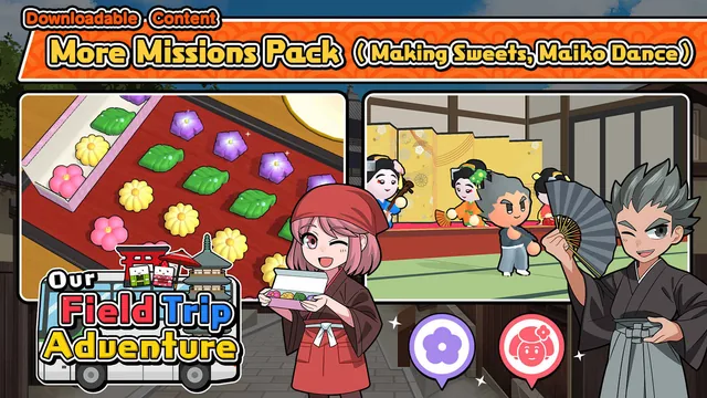 More Missions Pack (Making Sweets, Maiko Dance) 封面