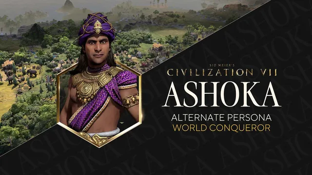 Sid Meier's Civilization® VII: Asoka - Personalidade Conquistador do Mundo 封面