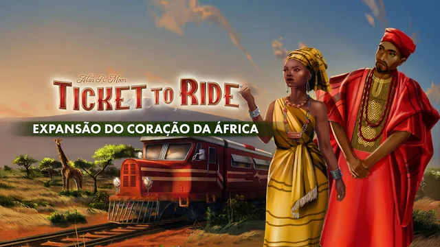 Ticket to Ride®: Expansão do Coração da África 封面