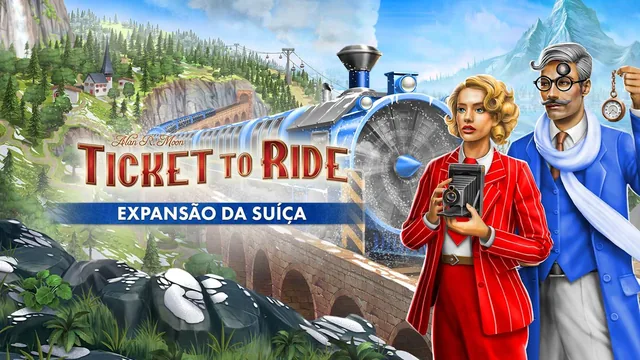 Ticket to Ride®: Expansão da Suíça 封面