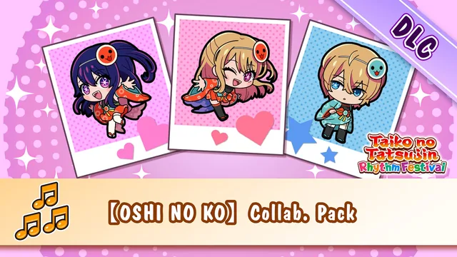 Taiko no Tatsujin: Rhythm Festival - 【OSHI NO KO】Collab. Pack 封面