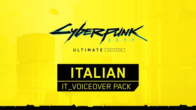 Cyberpunk 2077: Ultimate Edition - pacote de dublagem em italiano 封面