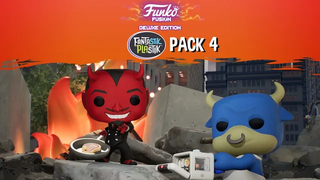 Funko Fusion Deluxe Edition - Fantastik Plastik Pack 4 - T-Bone + El Diablo (RETAIL ONLY) 封面