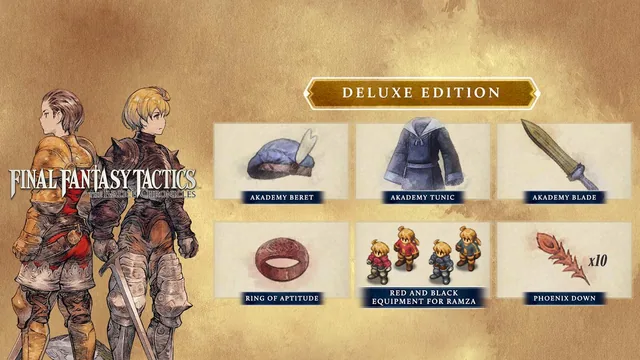 FINAL FANTASY TACTICS - The Ivalice Chronicles: Deluxe Edition Bonuses 封面