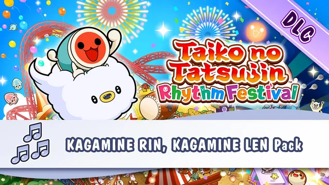 Taiko no Tatsujin: Rhythm Festival - Pacote KAGAMINE RIN, KAGAMINE LEN 封面