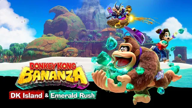 Donkey Kong™ Bananza: Ilha DK + Caça às esmeraldas 封面
