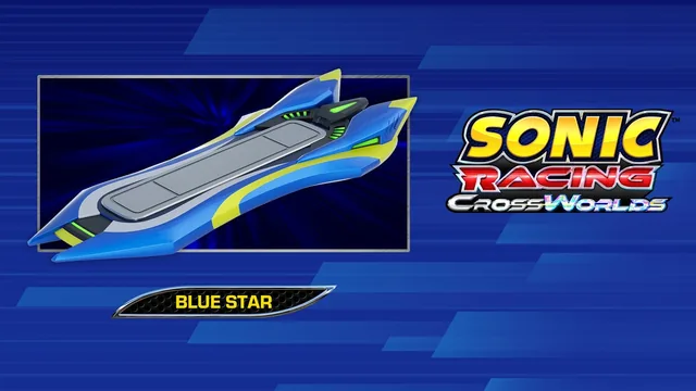 Sonic Racing: CrossWorlds - "Blue Star" Extreme Gear 封面