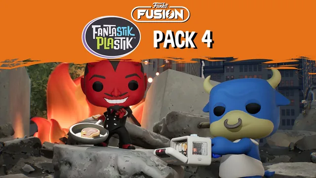 Funko Fusion - Fantastik Plastik Pack 4 - T-Bone and El Diablo 封面