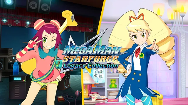 Mega Man Star Force Legacy Collection – Pacote com modelos de personagens Sonia Strumm e Luna Platz 封面