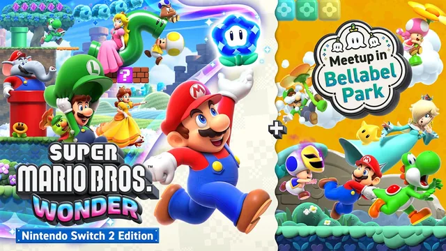 Pacote de melhoria Super Mario Bros.™ Wonder – Nintendo Switch™ 2 Edition + Vamos ao Parque Belabel 封面