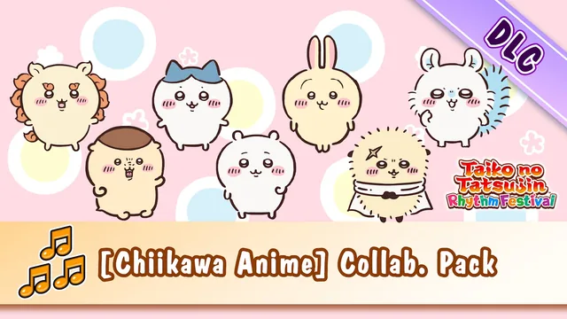 Taiko no Tatsujin: Rhythm Festival - [Chiikawa Anime] Collab. Pack 封面