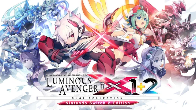 Gunvolt Chronicles: Luminous Avenger iX 1+2 Dual Collection pack de melhoria (Nintendo Switch™ 2 Edition) 封面