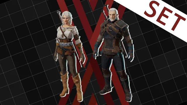 DAEMON X MACHINA™ Geralt and Ciri Outer Set 封面