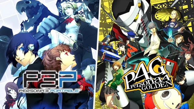 Persona 3 Portable e Pacote Persona 4 Golden 封面