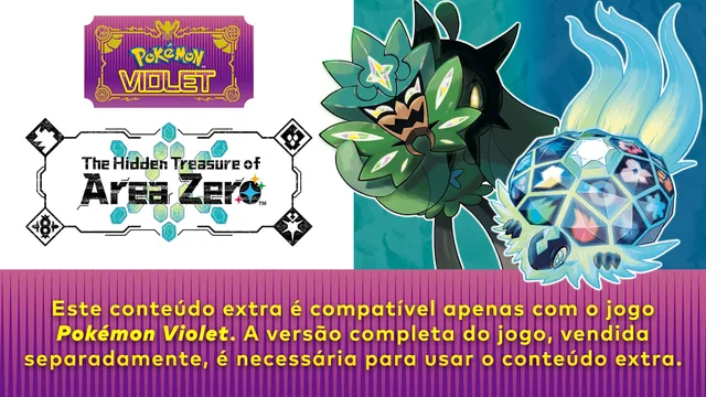 Conteúdo extra The Hidden Treasure of Area Zero para Pokémon™ Violet 封面