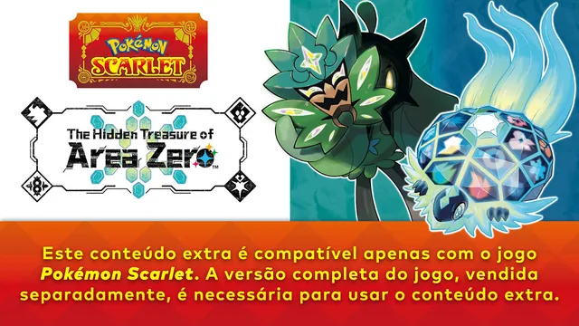 Conteúdo extra The Hidden Treasure of Area Zero para Pokémon™ Scarlet 封面