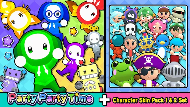 Party Party Time + Character Skin Pack 1 & 2 Set 封面