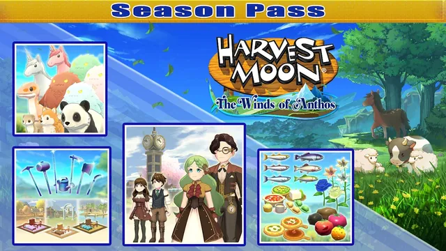 Passe de Temporada Harvest Moon: The Winds of Anthos 封面