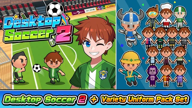 Desktop Soccer 2 + Variety Uniform Pack Set 封面