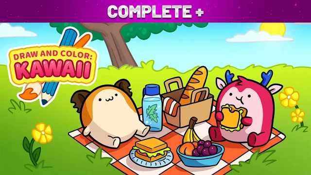 DRAW AND COLOR: KAWAII Complete + 封面