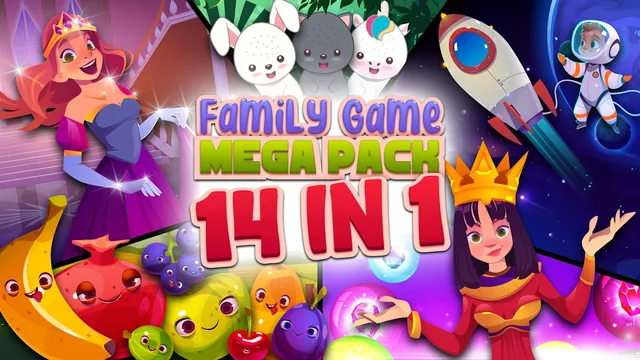 Family Game Mega Pack 14 in 1 封面