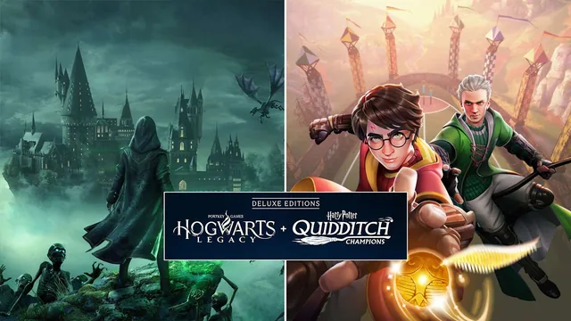 Pacote Edição Deluxe Hogwarts Legacy + Harry Potter: Campeões do Quadribol 封面