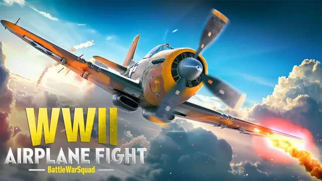 WWII AIRPLANE FIGHT - Battle War Squad: P-40 Elite Fighter 封面