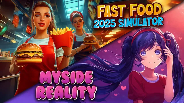 Fast Food 2025 Simulator & MYSIDE REALITY 封面