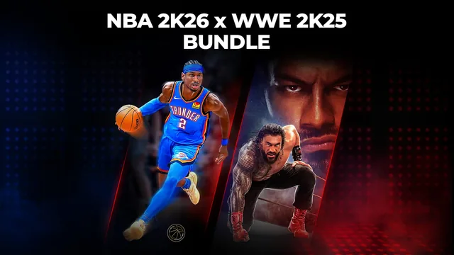 Pacote NBA 2K26 x WWE 2K25 封面