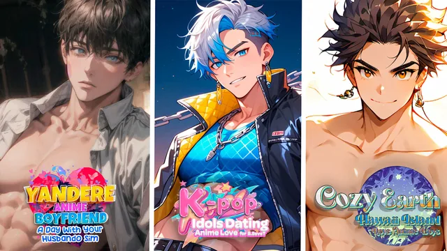 Anime Romance Boys Collection: 3 Game Bundle 封面