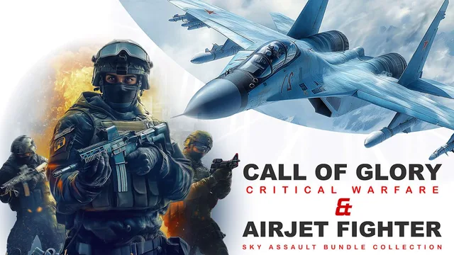 Call of Glory - Critical Warfare & AirJet Fighter: Sky Assault Bundle Collection 封面