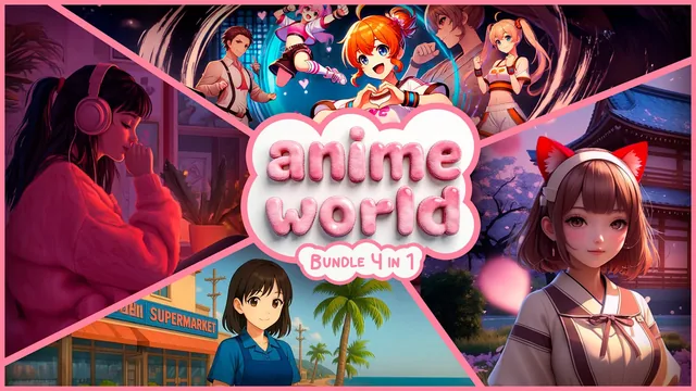 Anime World Bundle 4 in 1 封面