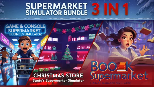 Supermarket Simulator Bundle 3 in 1 封面