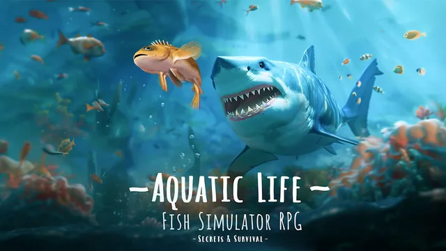Aquatic Life: Fish Simulator RPG: Secrets & Survival 封面